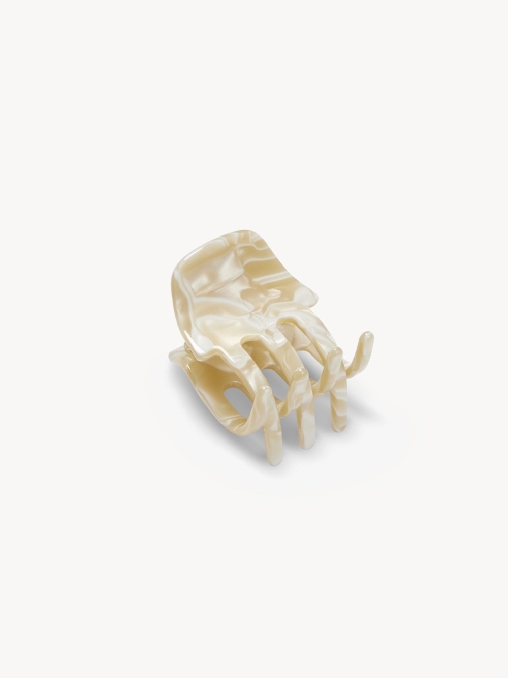 MACHETE Women Hair Clip Mini Claw Clip - Ivory